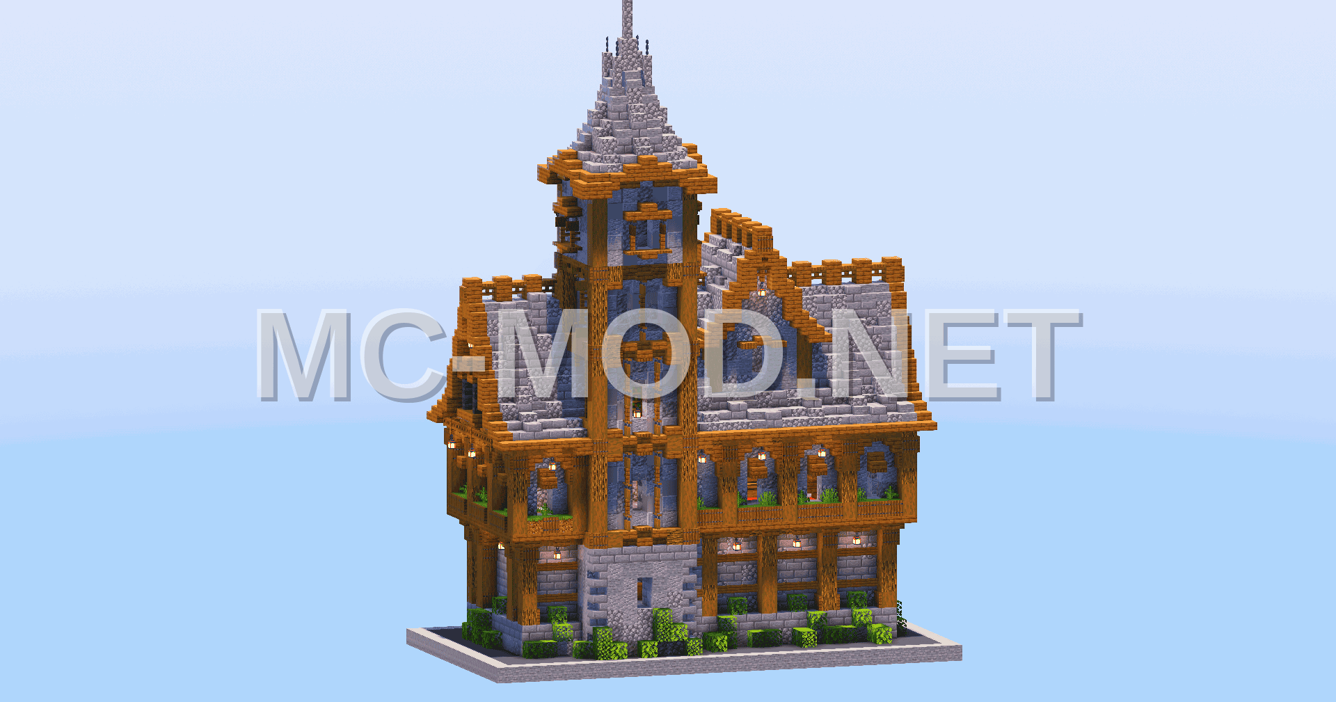 Medieval Town Hall Structure