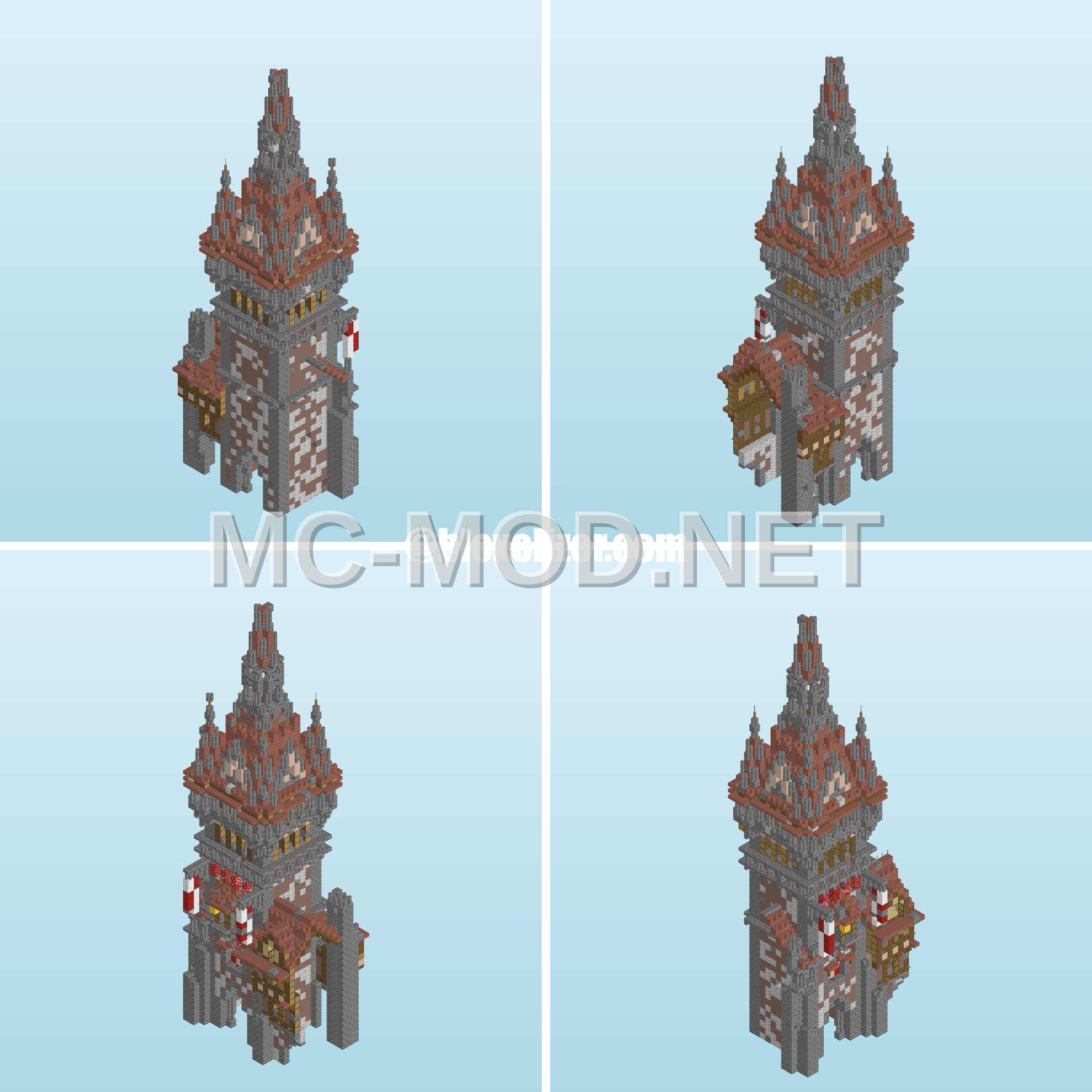 Medieval Stone Brick Watchtower