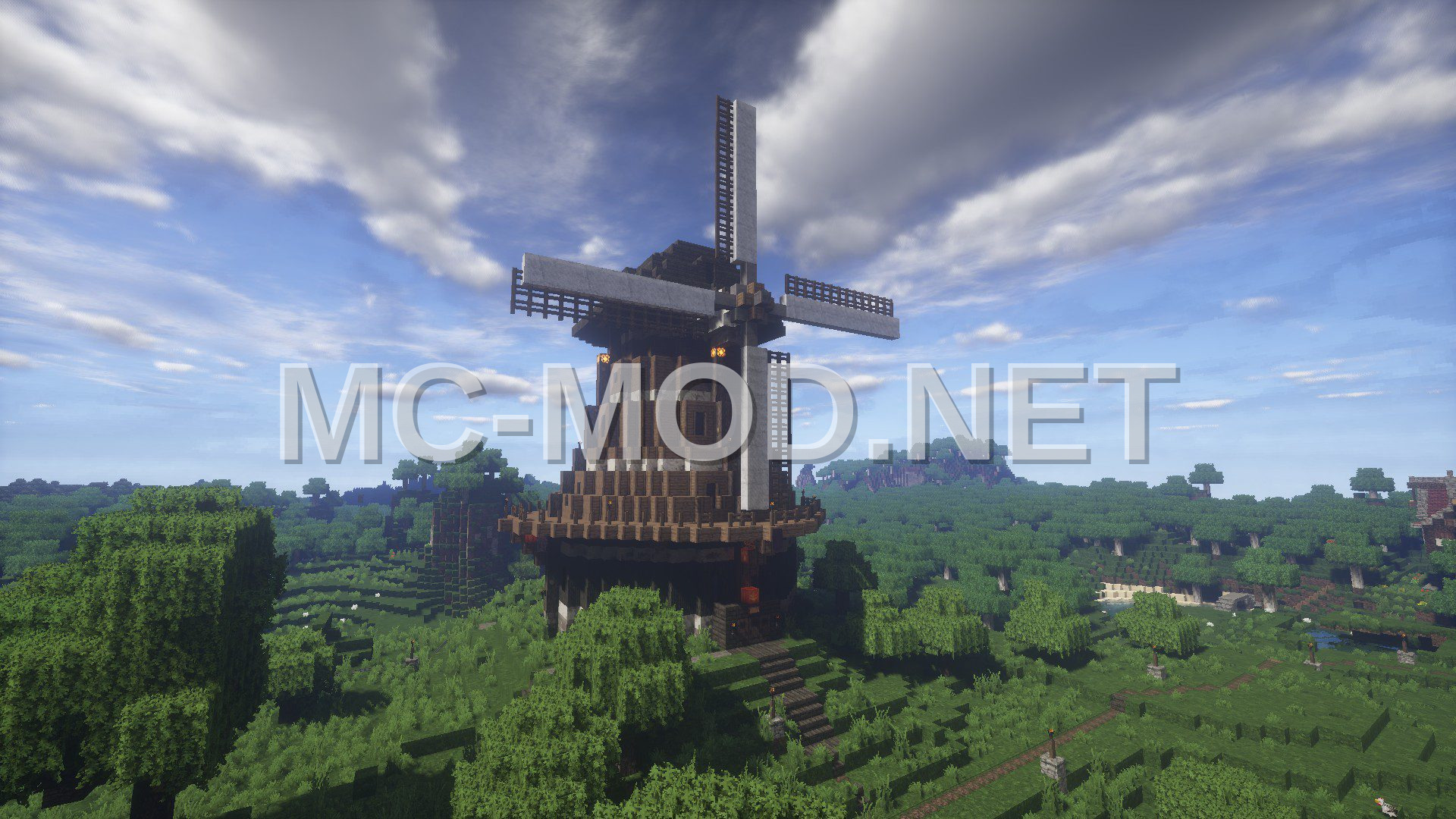 Medieval Watermill with Elevator