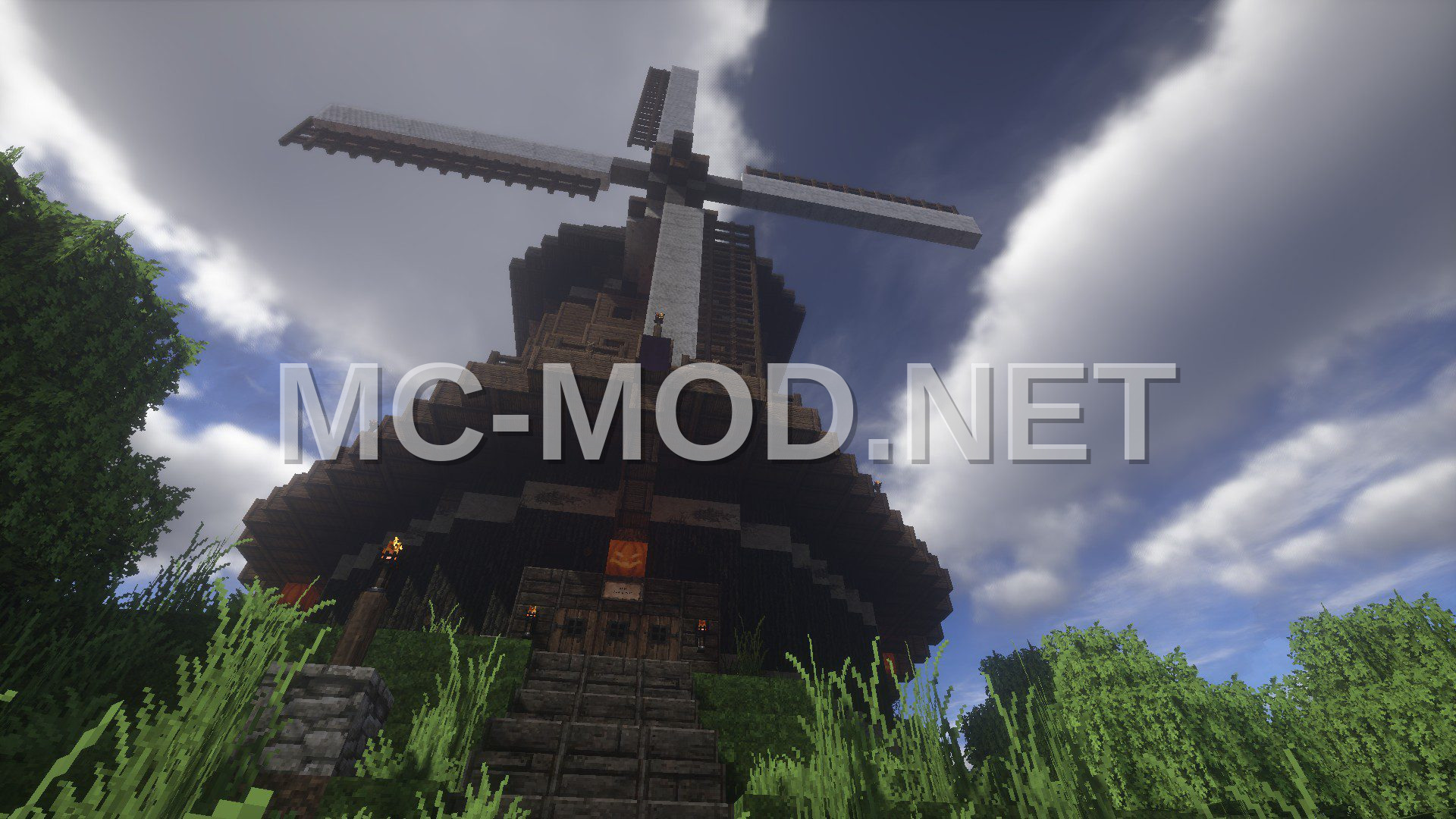 Medieval Watermill with Elevator