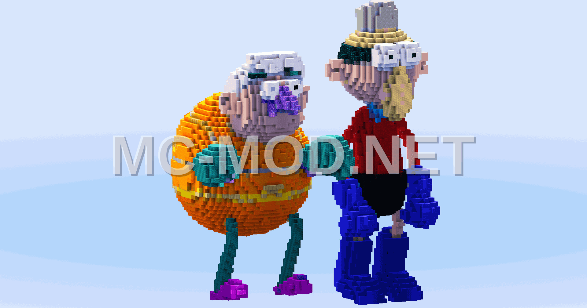 Mermaid Man and Barnacle Boy Build