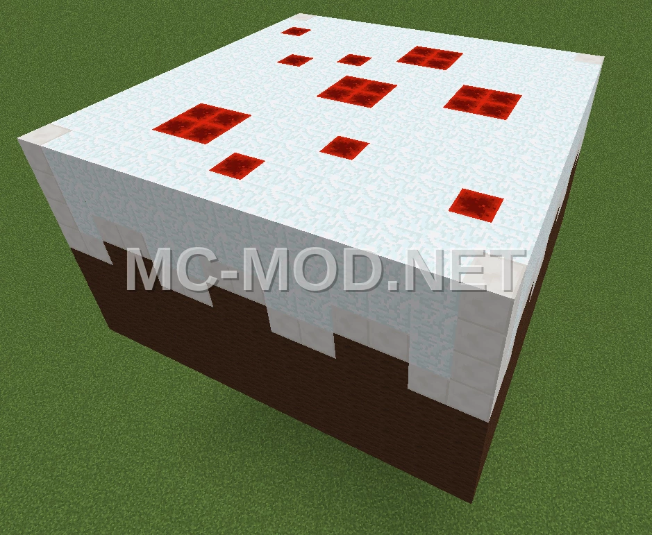 Minecraft Block Cake 3D
