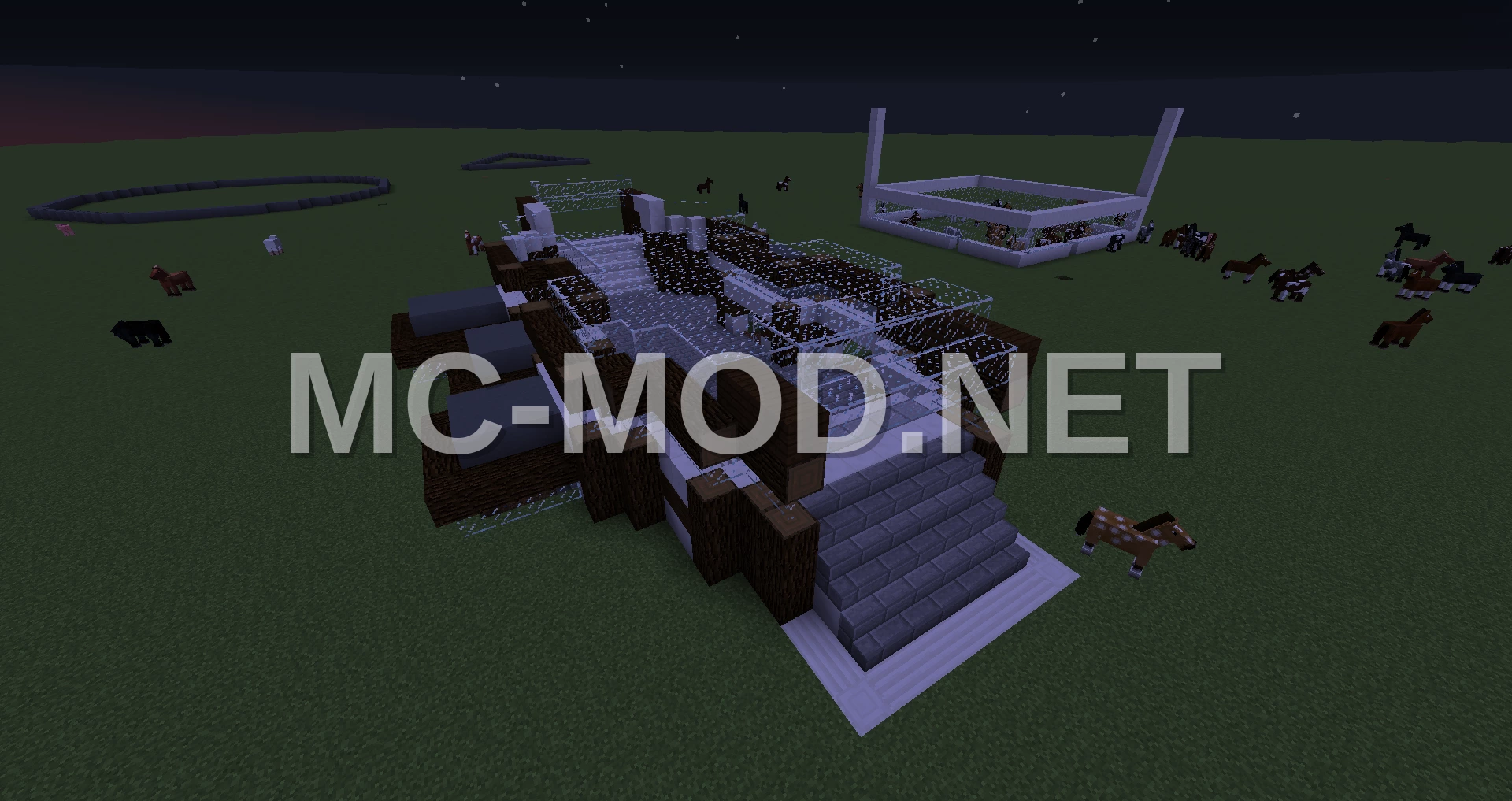 Minecraft Railway Station Model