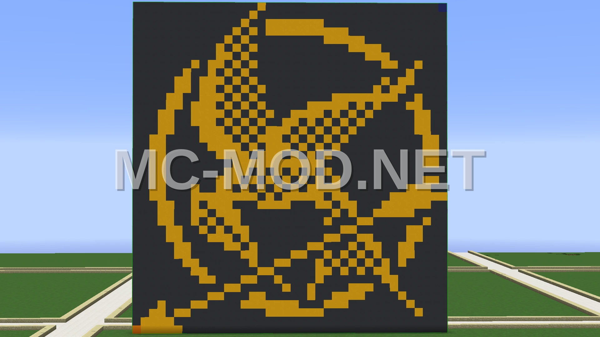 Mockingjay Pixel Art Symbol