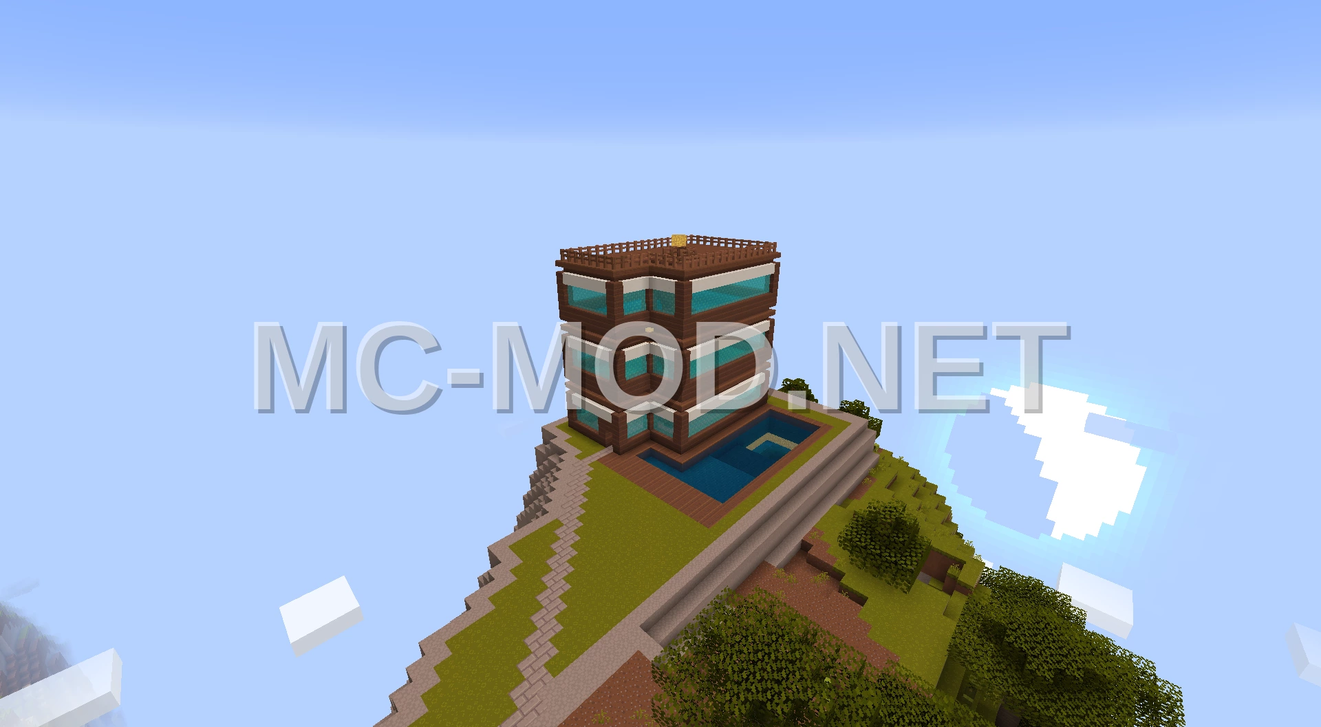 Modern 3-Story Wooden Home