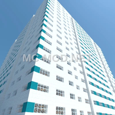 Modern Apartment Tower – 512k Blocks