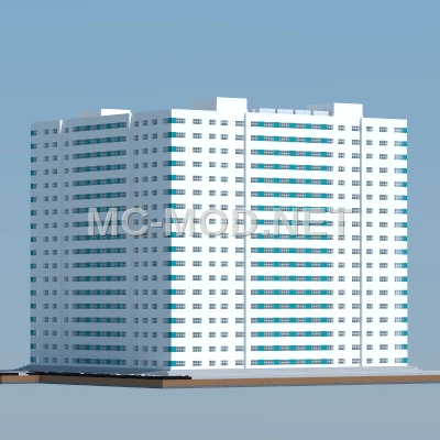 Modern Apartment Tower – 512k Blocks
