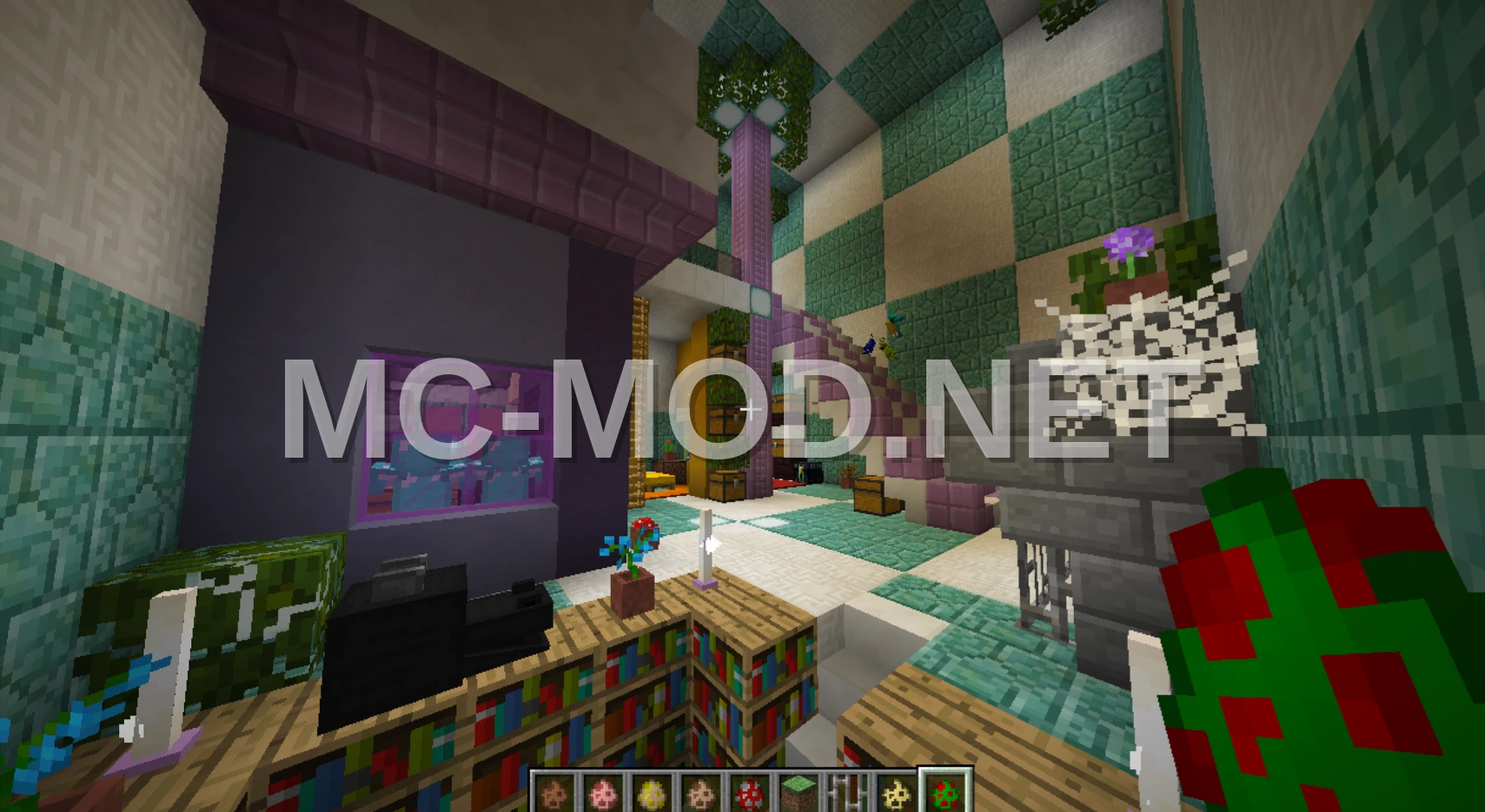 Modern Fantasy Home with Indoor Farm