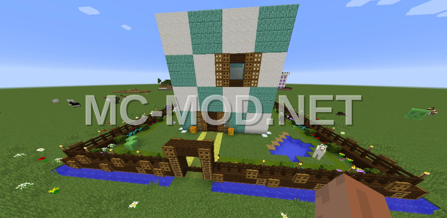 Modern Fantasy Home with Indoor Farm