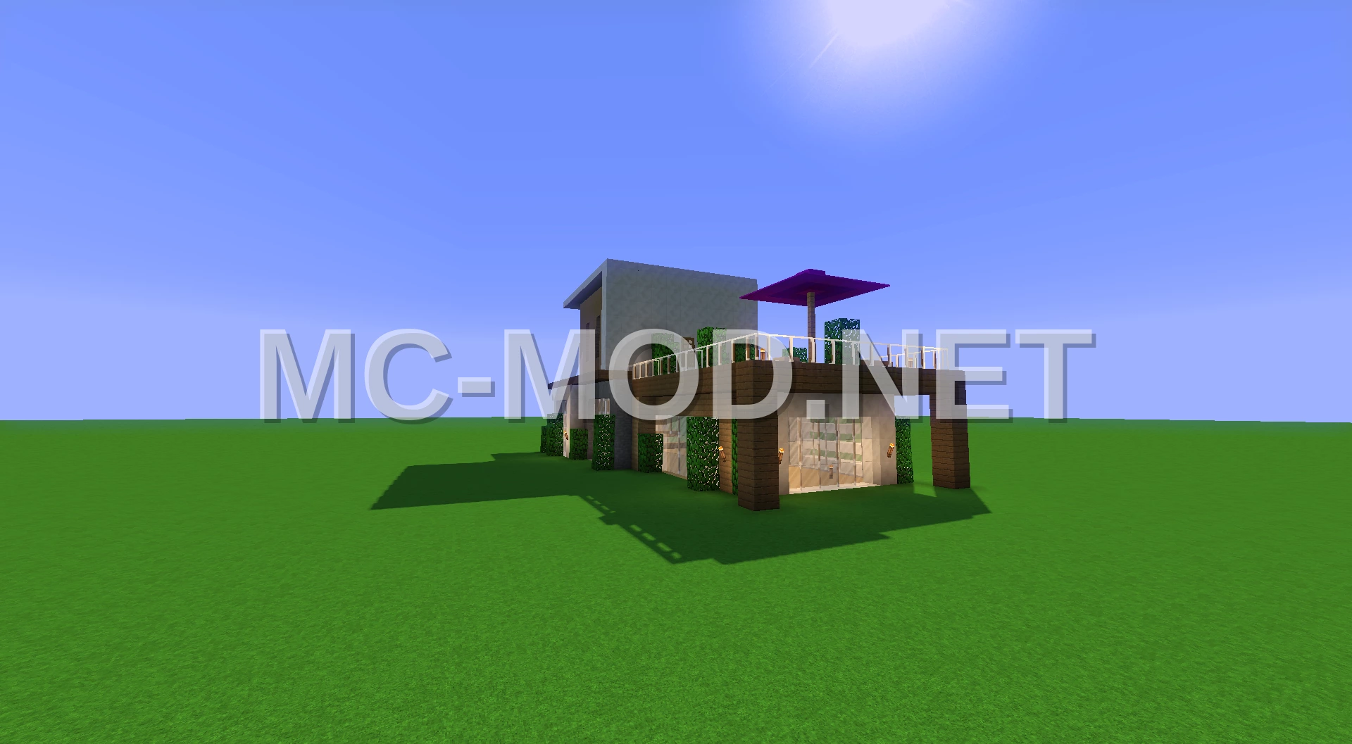 Small Oak Modern House