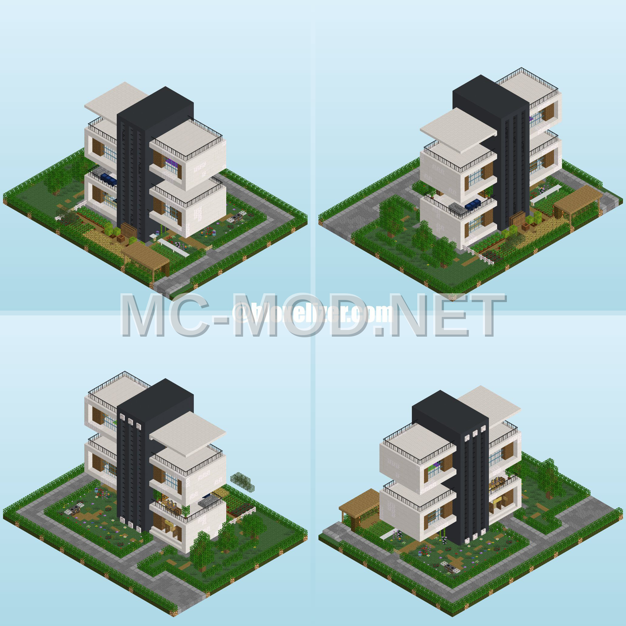 Modern Concrete And Quartz Base