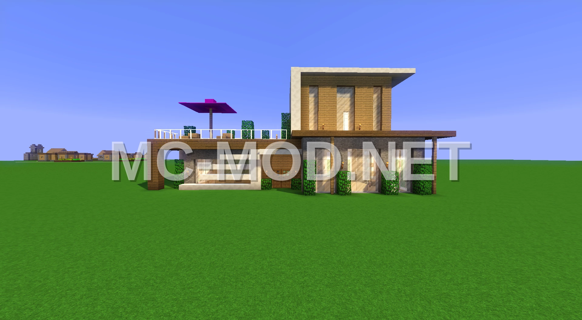Small Oak Modern House