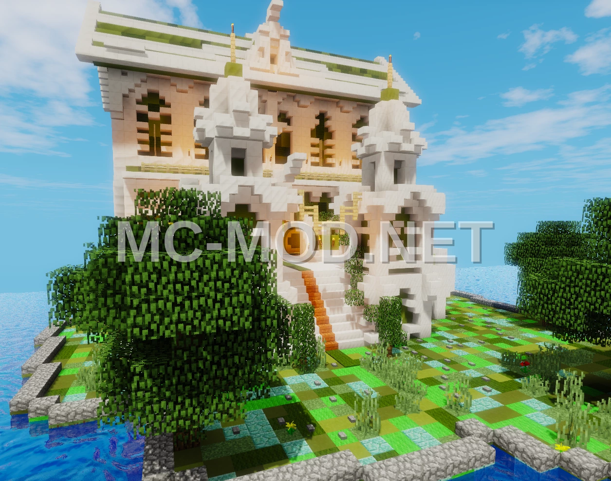 Modern Quartz And Water House