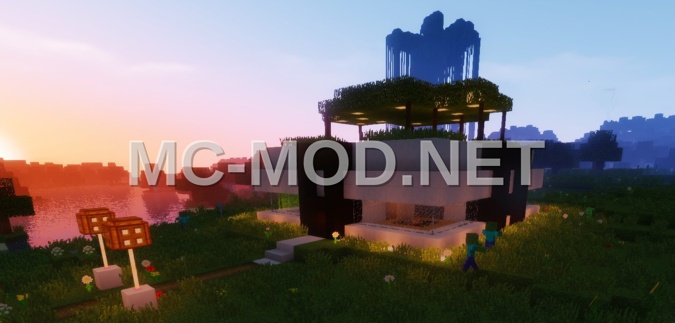 Modern Home with Secret Nether Dungeon