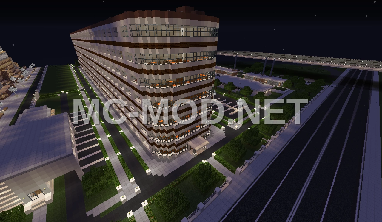 Modern Hospital Building