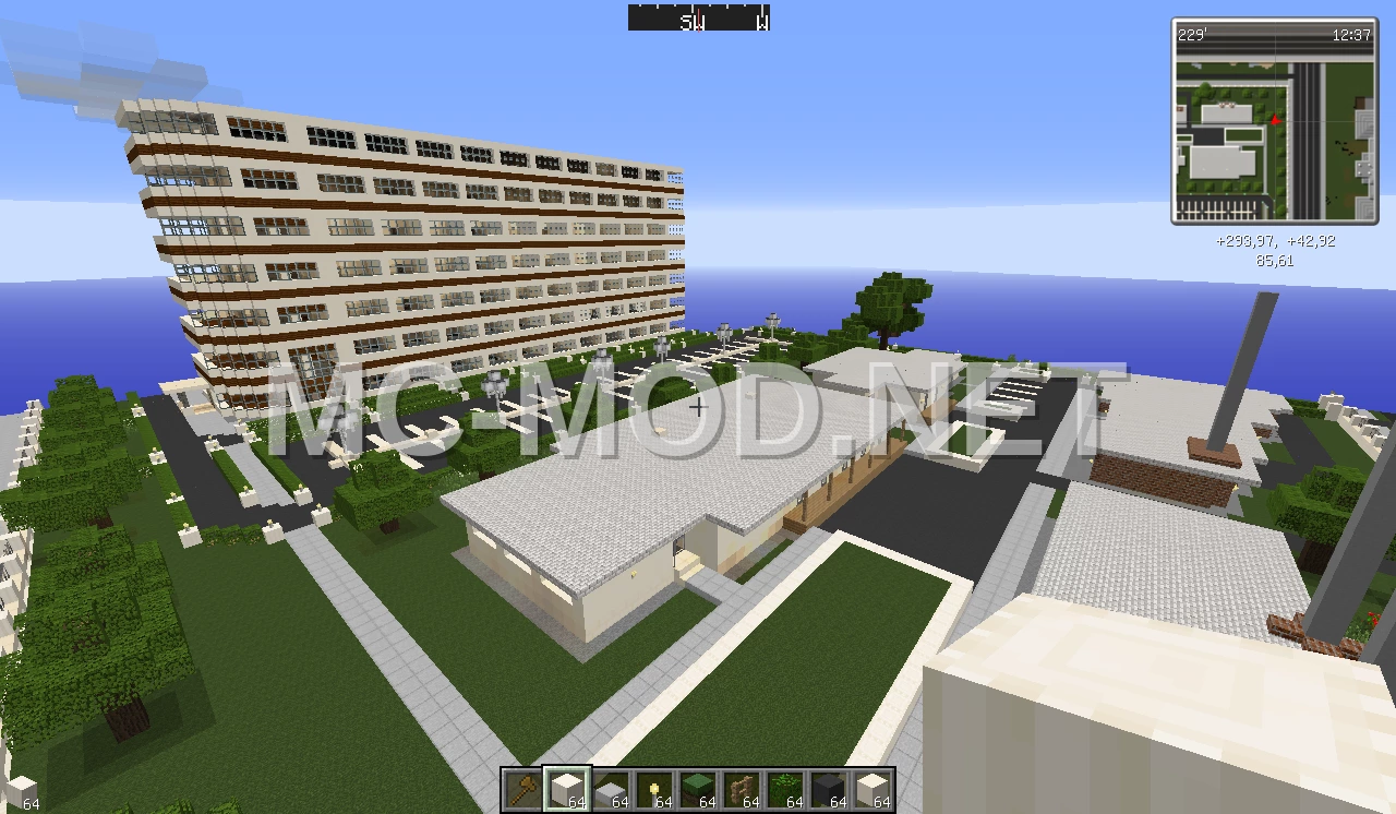 Modern Hospital Building