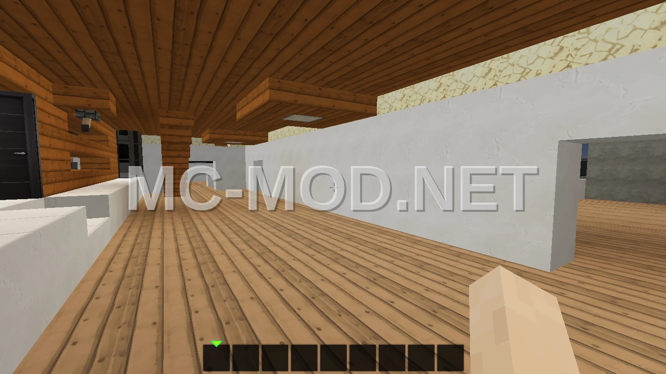 Modern Quartz Block House With Manual Lighting