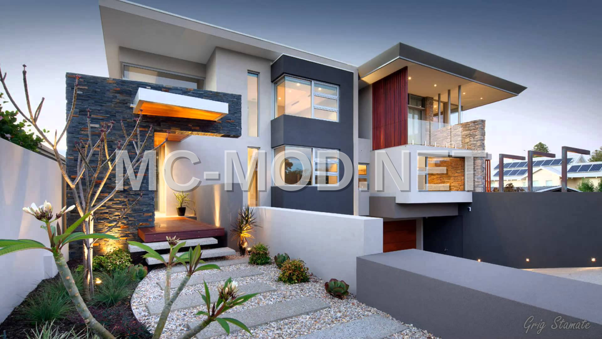 Sleek Quartz Modern House