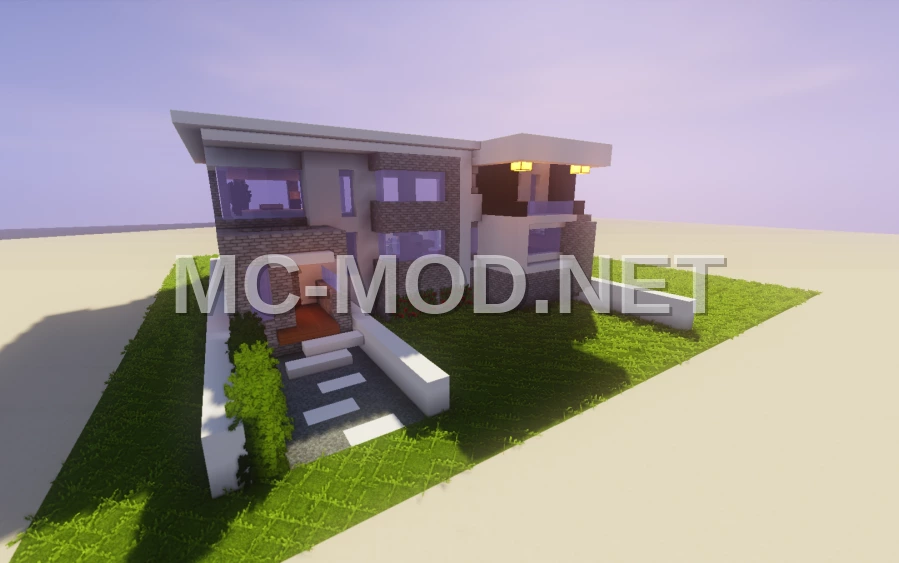 Sleek Quartz Modern House