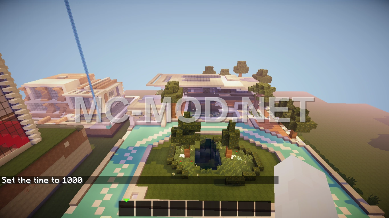 Modern House With Dirt And Bedrock