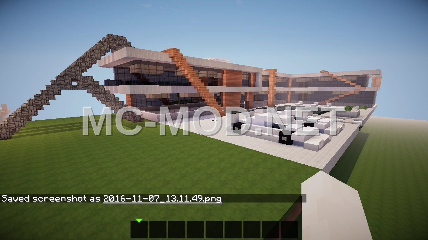 Modern House With Car