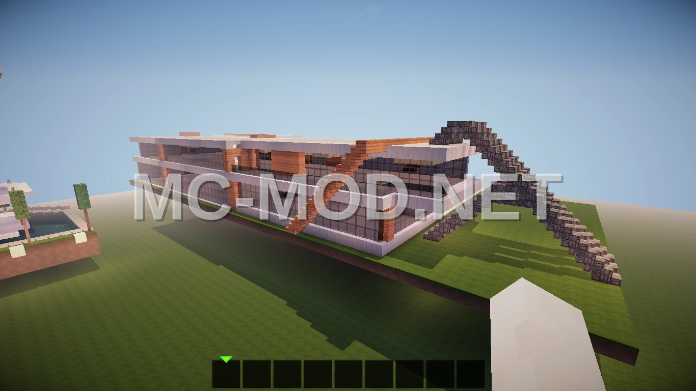 Modern House With Car