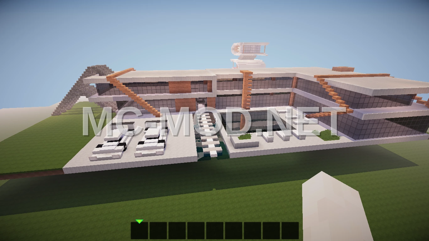Modern House With Car