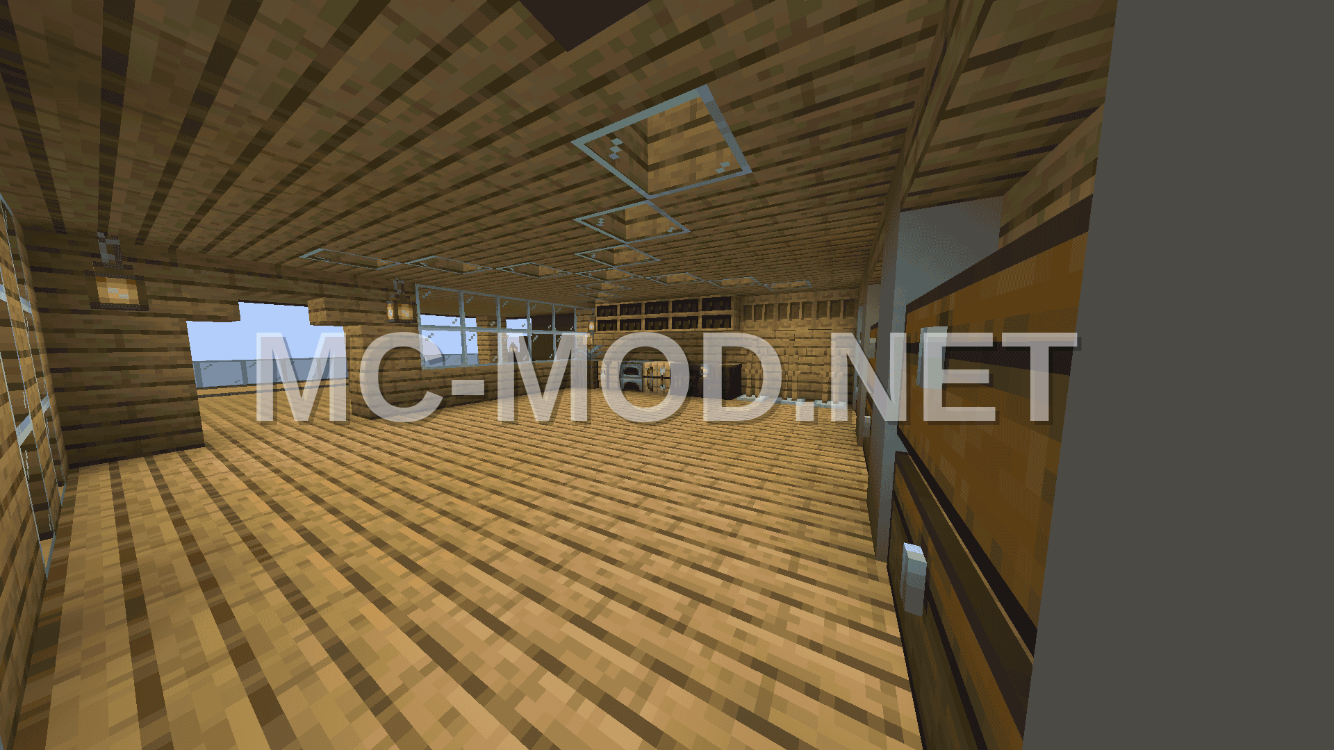Modern Oak and Black House