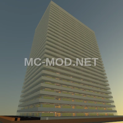 Quartz Gold Modern Office Tower