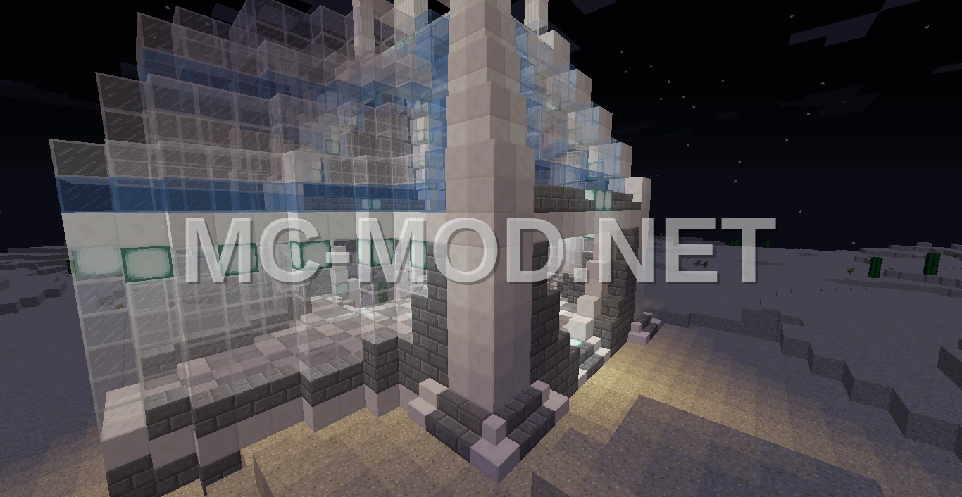 Modern Quartz and Stone Brick Base