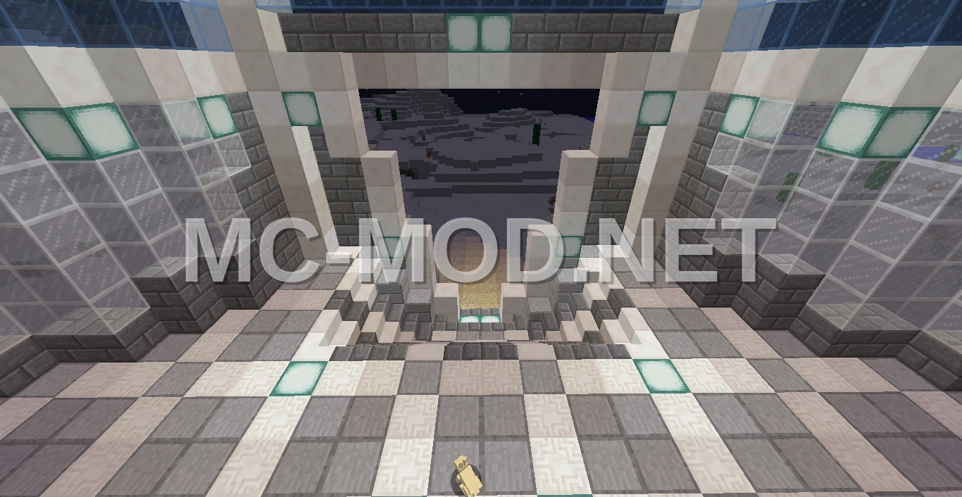 Modern Quartz and Stone Brick Base