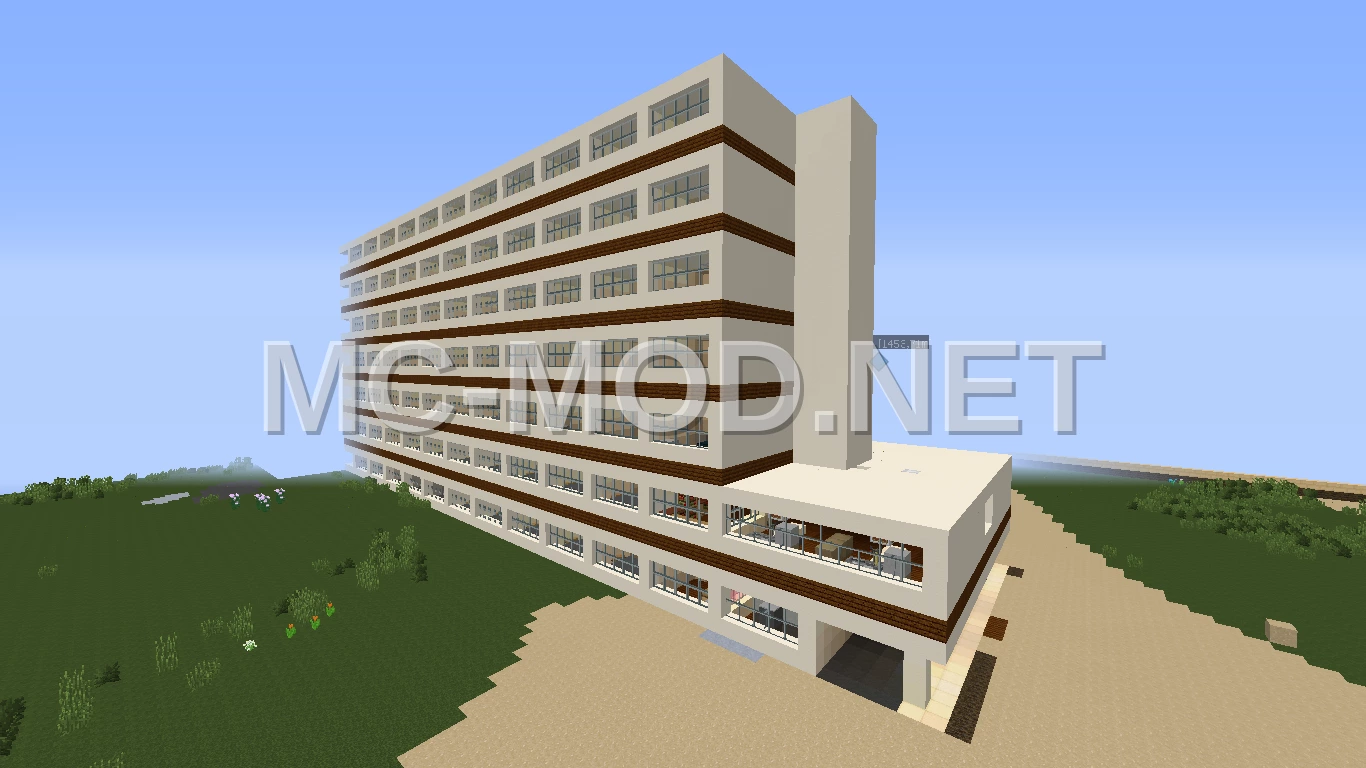 Modern Russian Hospital Building
