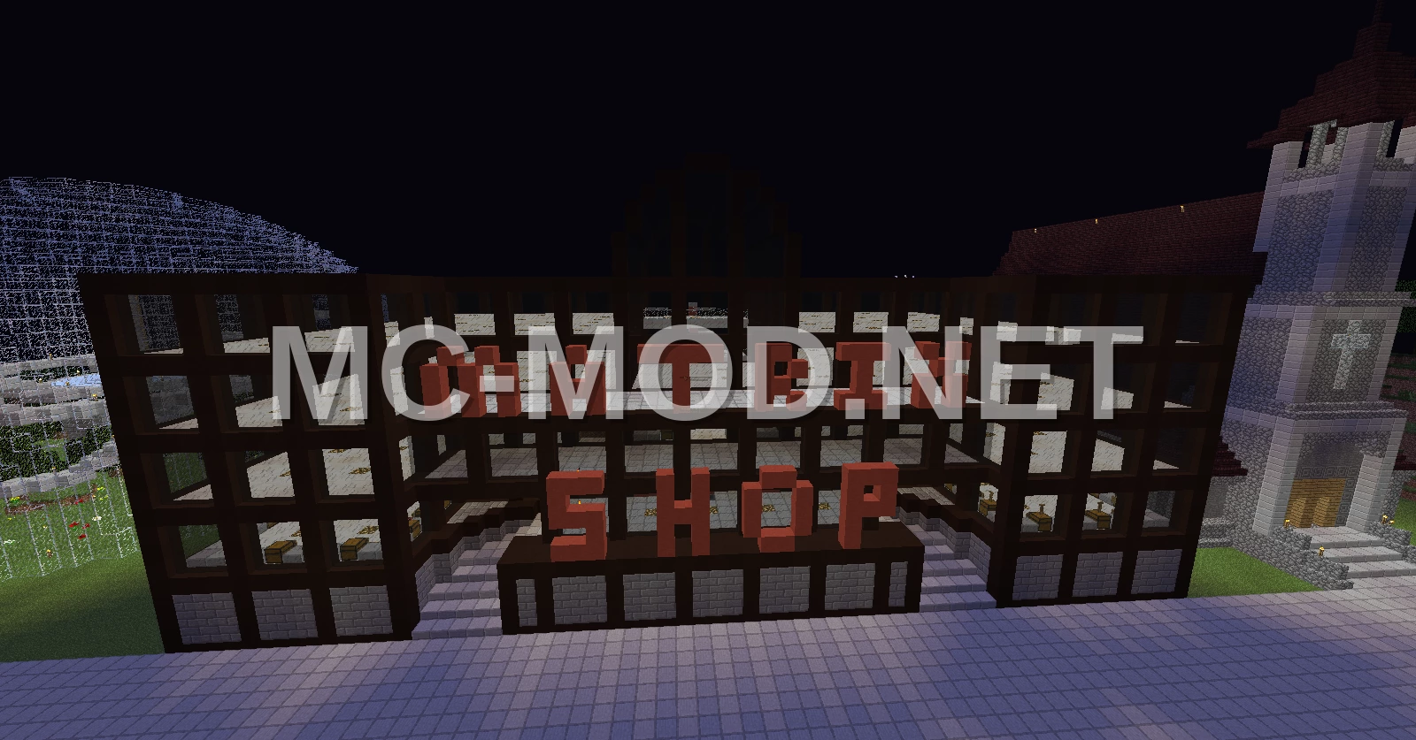 Modern Shop with Storage