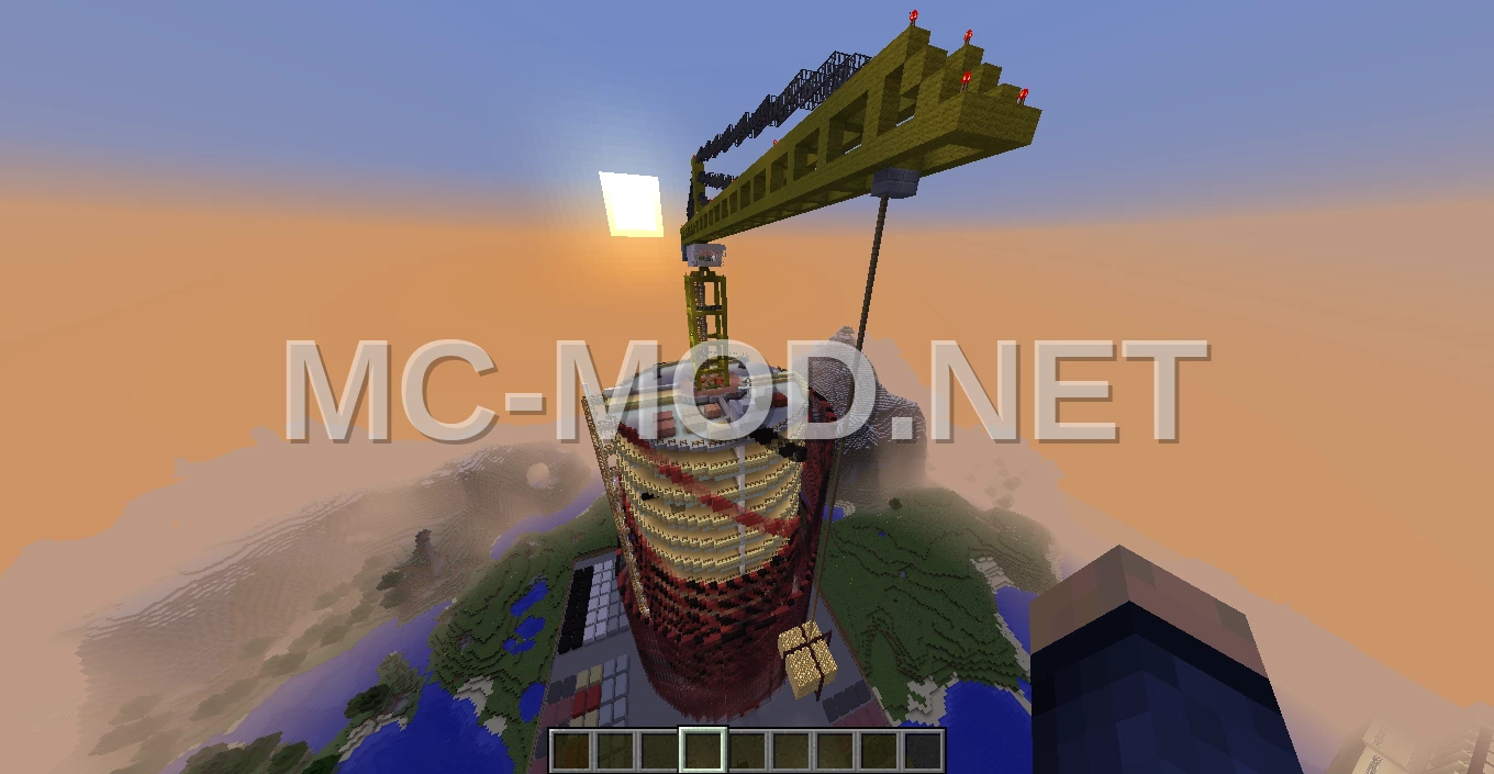 Modern Skyscraper Construction Site