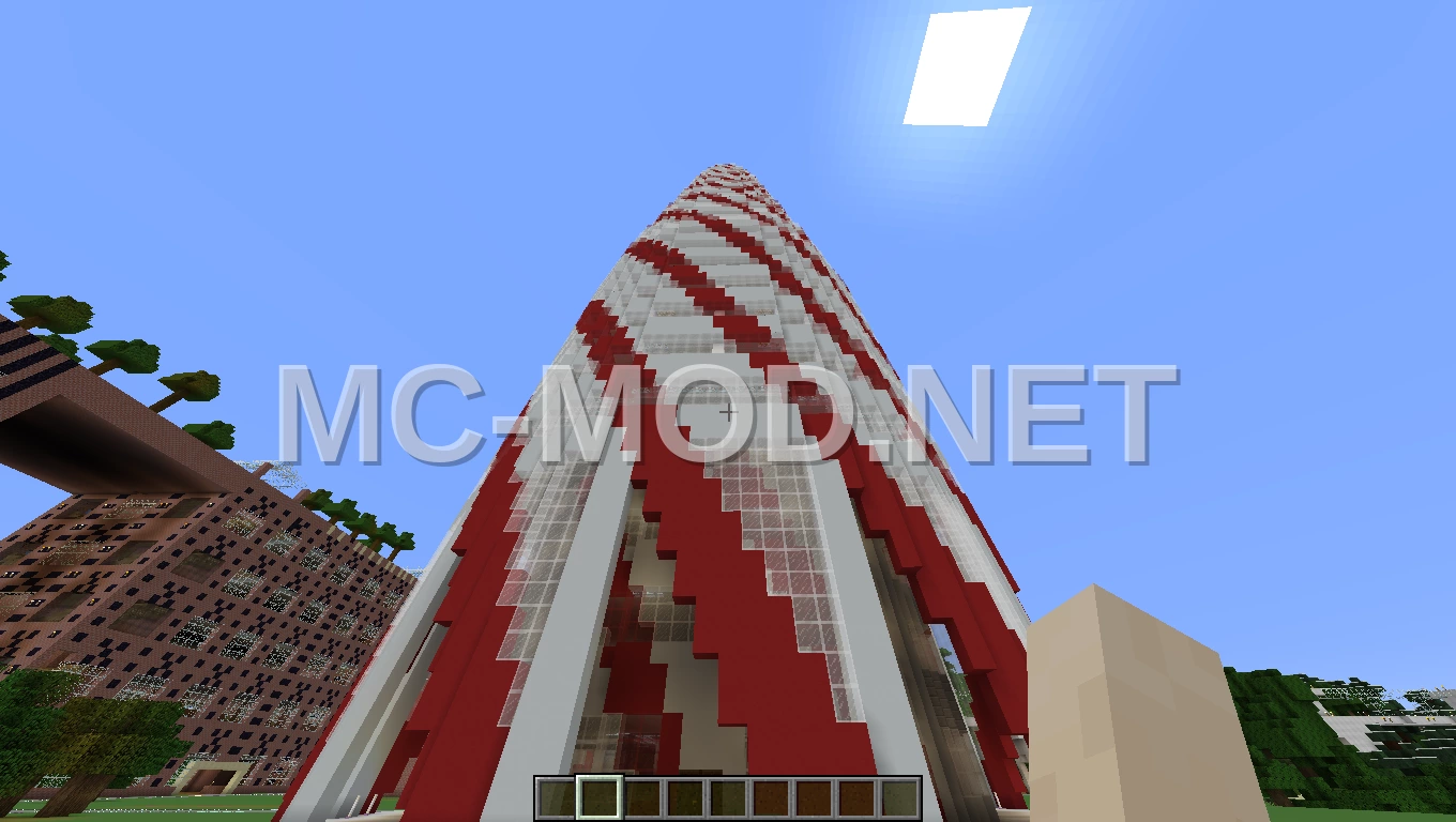 Modern Spiral Skyscraper