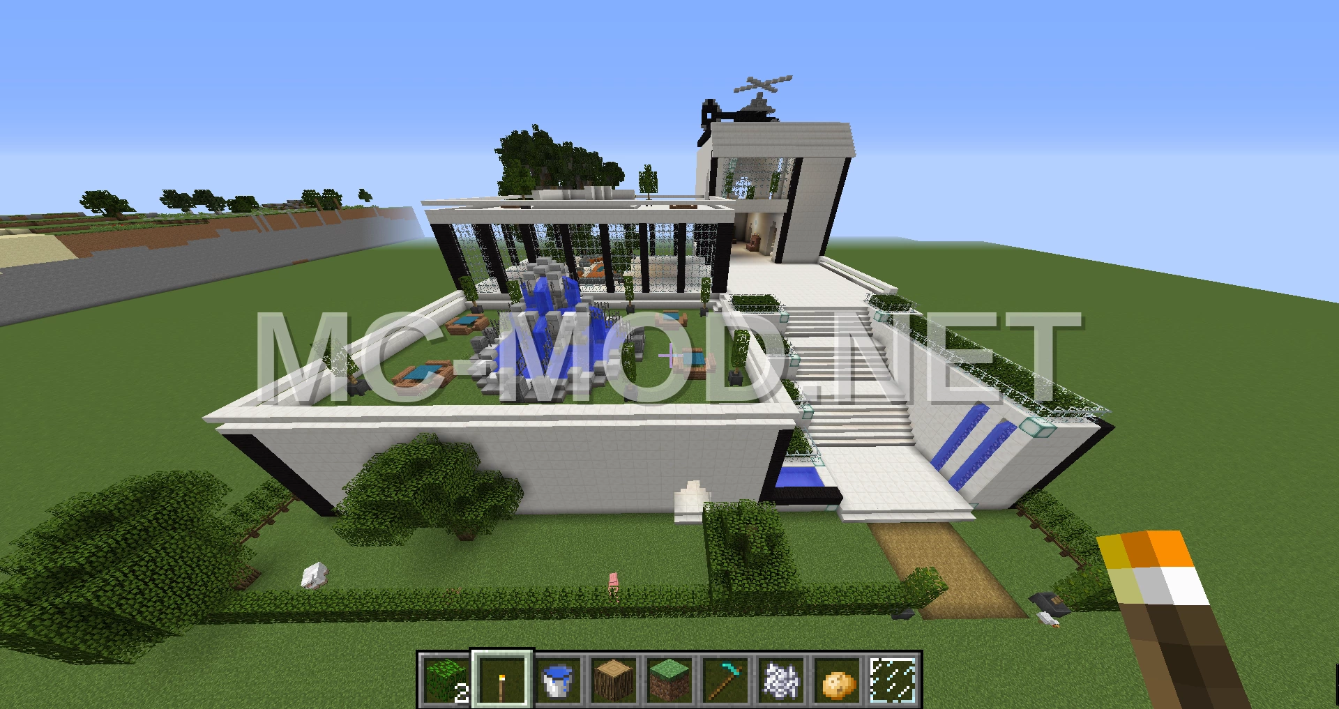 Modern Quartz and Dirt Residence