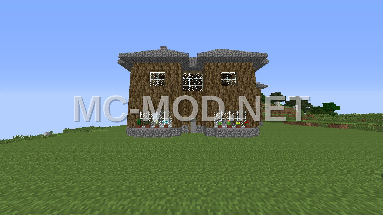 Modern Two-Story House With Basement