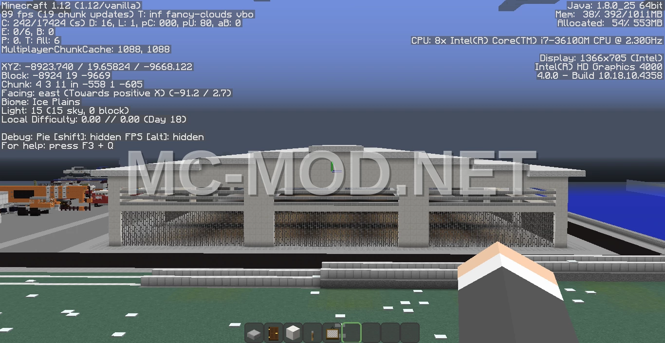Modern Warehouse with Iron Gate Details