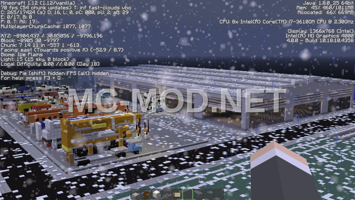 Modern Warehouse with Iron Gate Details