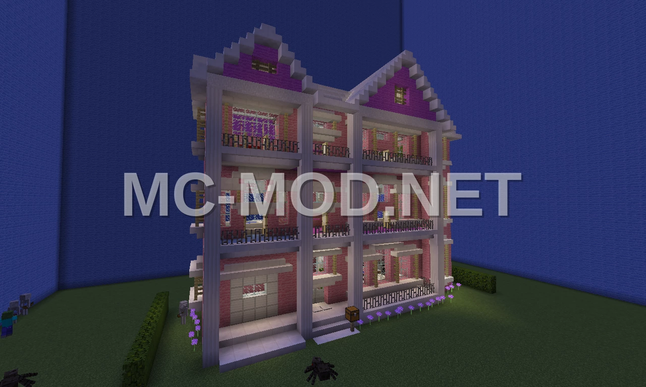 Modified Barbie Dream House
