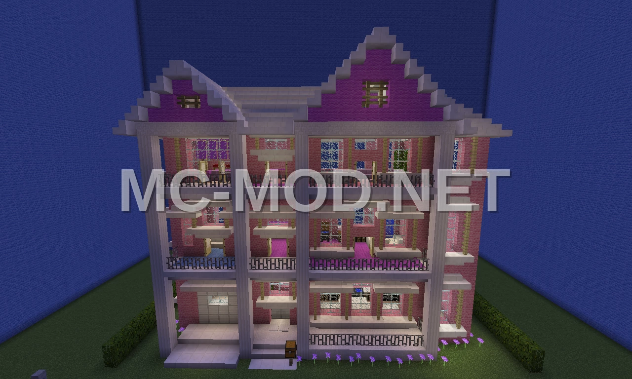Modified Barbie Dream House