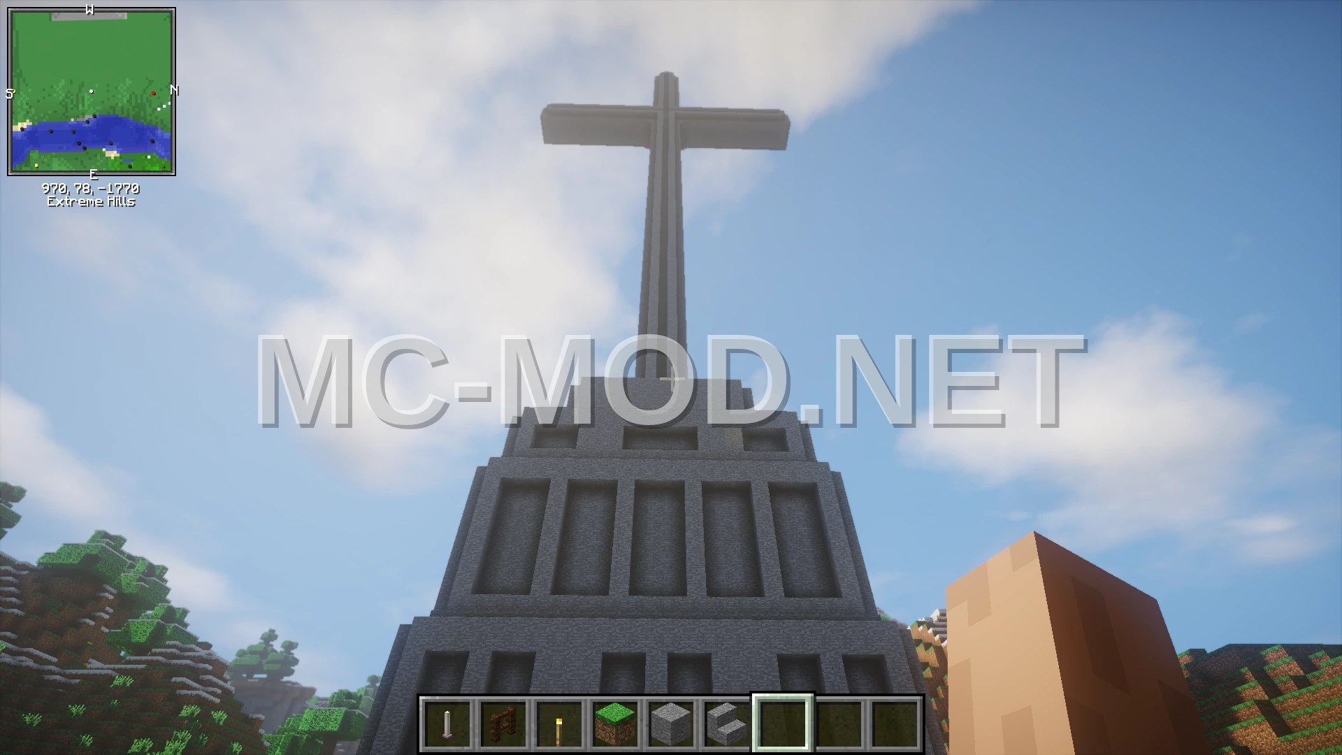 Monument Cross Structure