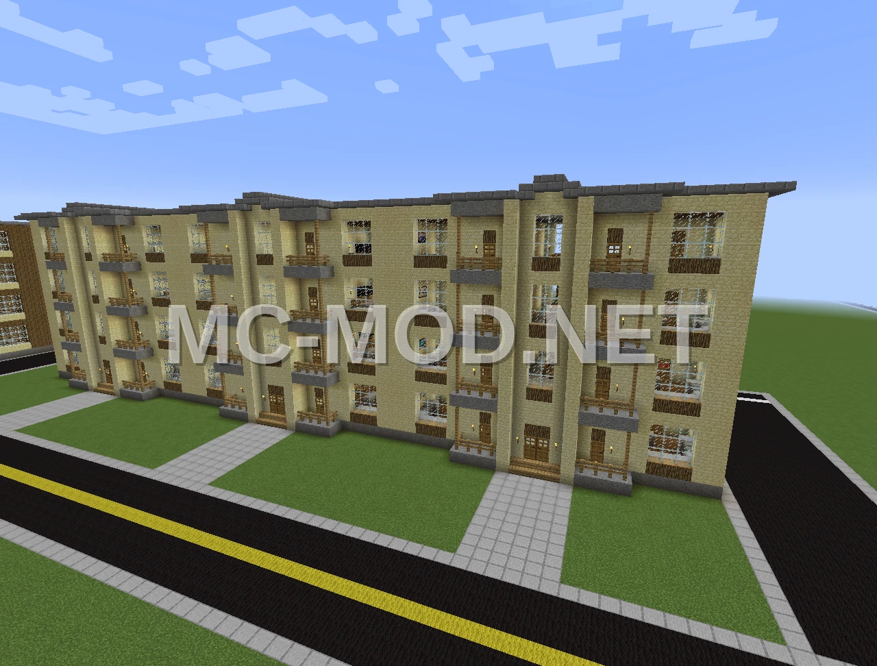 Motel Building Structure