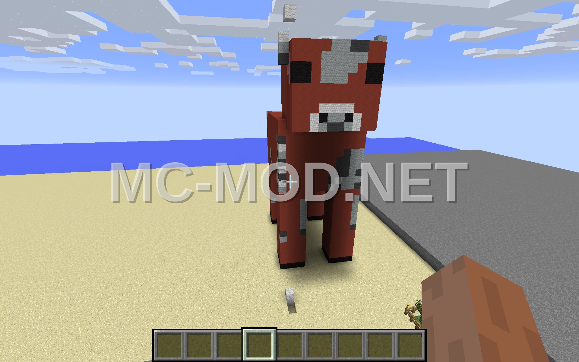 Mushroom Cow Statue