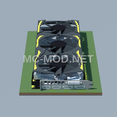 NVIDIA GTX 1080 Ti Graphics Card Pixel Art