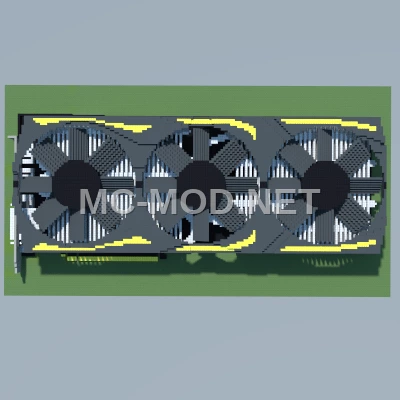 NVIDIA GTX 1080 Ti Graphics Card Pixel Art