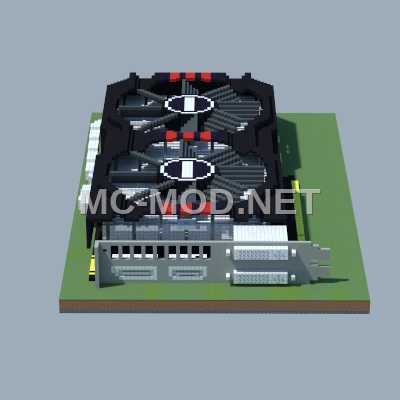 NVIDIA Graphics Card Pixel Art – Iron & Wool