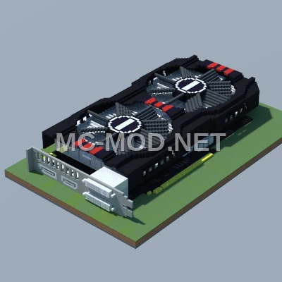 NVIDIA Graphics Card Pixel Art – Iron & Wool