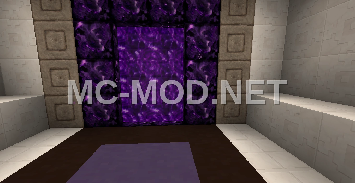Compact Nether Portal Hub