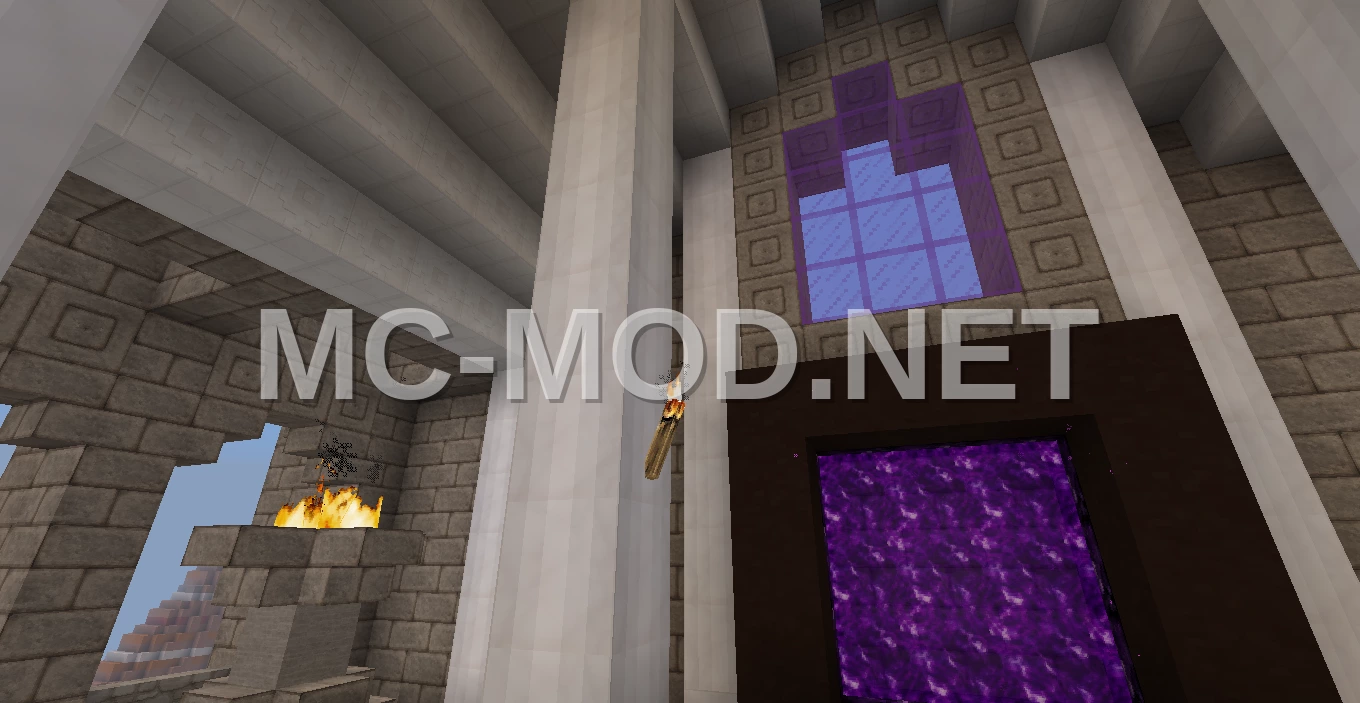 Nether Portal Hub – Stone Temple